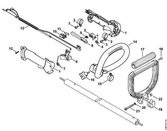 Impugnatura, impugnatura ad archetto FC 100, FC 110 FC 100 brand Stihl